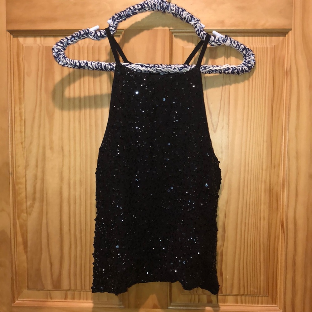 Mango sequin tank